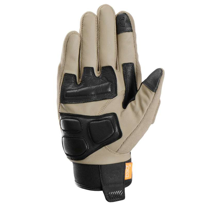 Furygan JET D3O EVO Summer Motorcycle Gloves Sand/Black