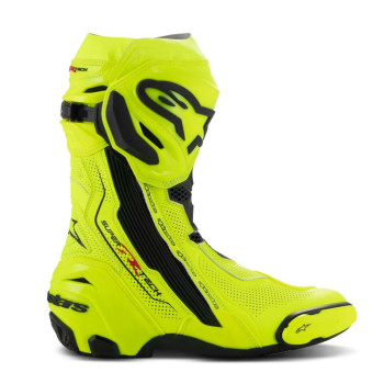 Bottes moto Alpinestars SUPERTECH R VENTED Yellow Fluo Black