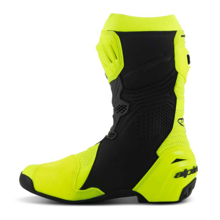 Bottes moto Alpinestars SUPERTECH R VENTED Yellow Fluo Black