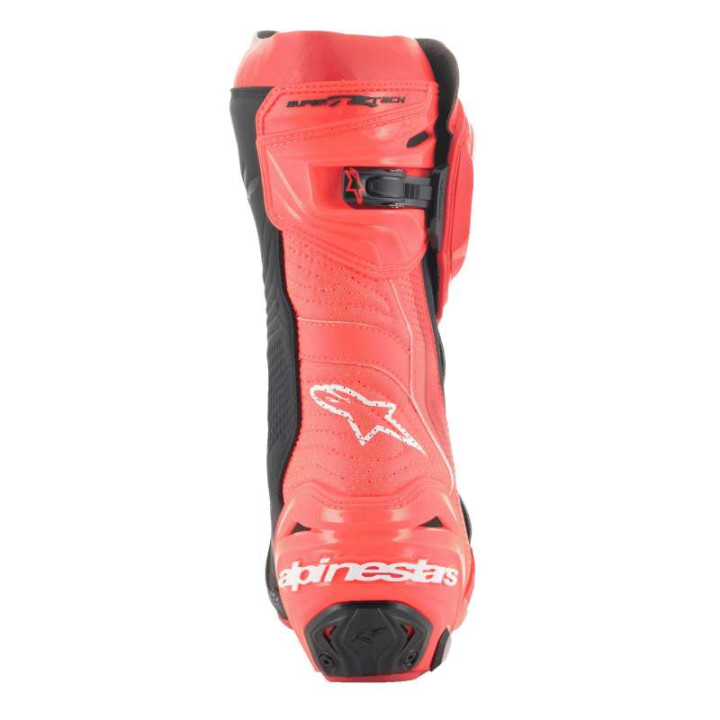 Bottes moto Alpinestars SUPERTECH R VENTED Bright Red Fluo