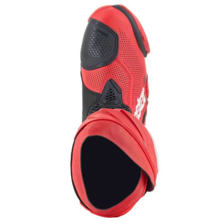 Bottes moto Alpinestars SUPERTECH R VENTED Bright Red Fluo
