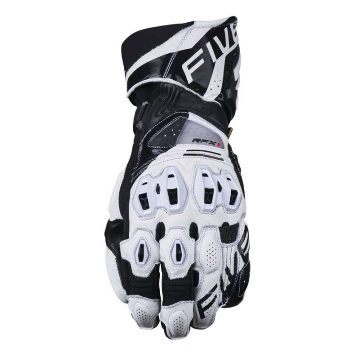 Gants moto racing Five RFX1 EVO White/Black