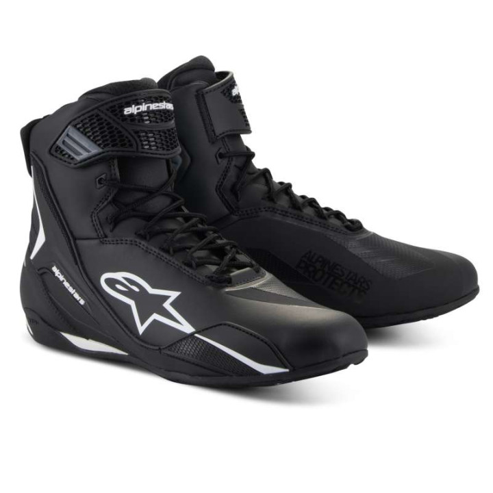 Baskets Alpinestars FASTER-4 Noir Blanc