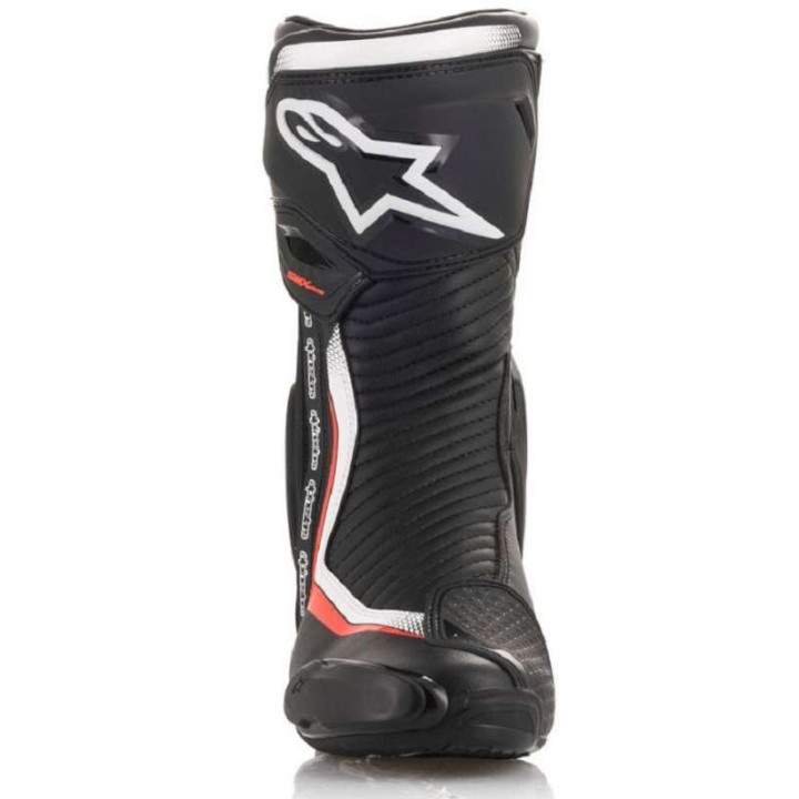 Bottes moto Alpinestars SMX PLUS V2 Black White Red Fluo