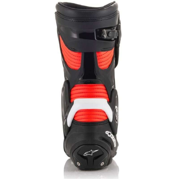 Bottes moto Alpinestars SMX PLUS V2 Black White Red Fluo