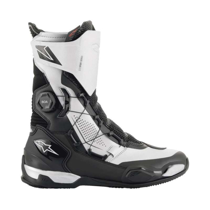 Alpinestars SP-X BOA Black Silver motorcycle boots