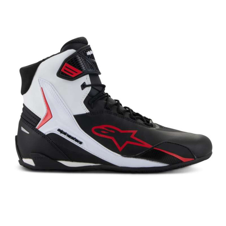 Baskets Alpinestars FASTER-4 Noir Blanc Rouge