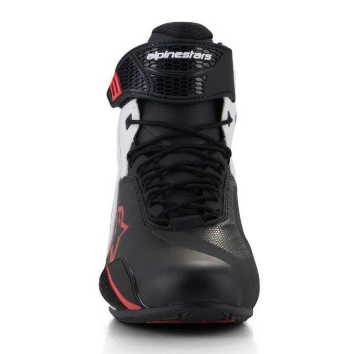Baskets Alpinestars FASTER-4 Noir Blanc Rouge
