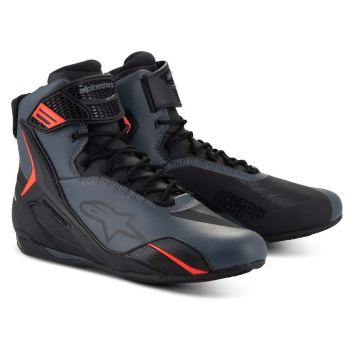 Baskets Alpinestars FASTER-4 Noir Gris Rouge