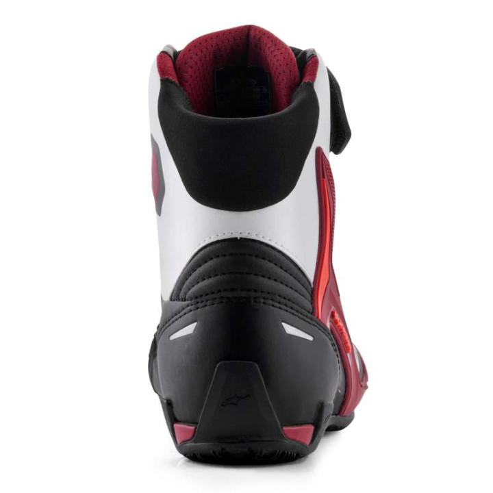 Baskets Alpinestars FASTER-4 Noir Blanc Rouge Foncé
