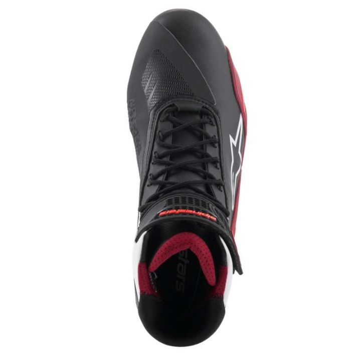 Baskets Alpinestars FASTER-4 Noir Blanc Rouge Foncé