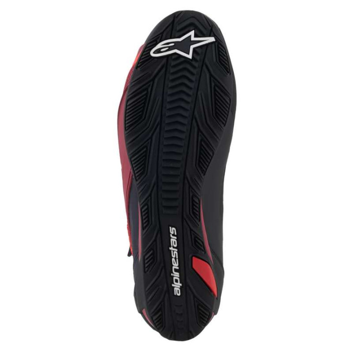 Baskets Alpinestars FASTER-4 Noir Blanc Rouge Foncé