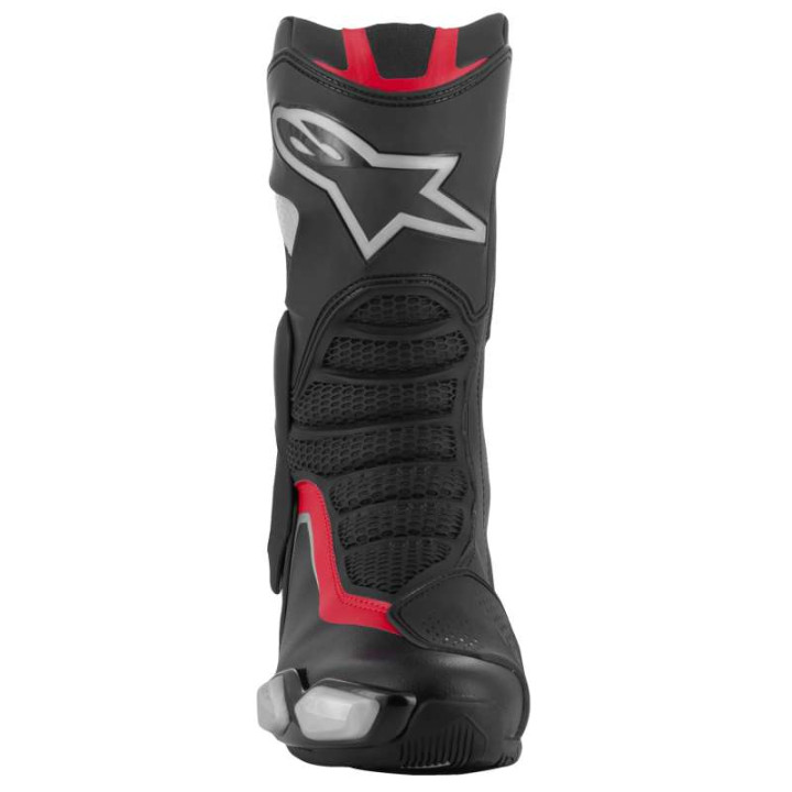 Alpinestars SMX 6 V3 Motorcycle Boots Black Silver Red