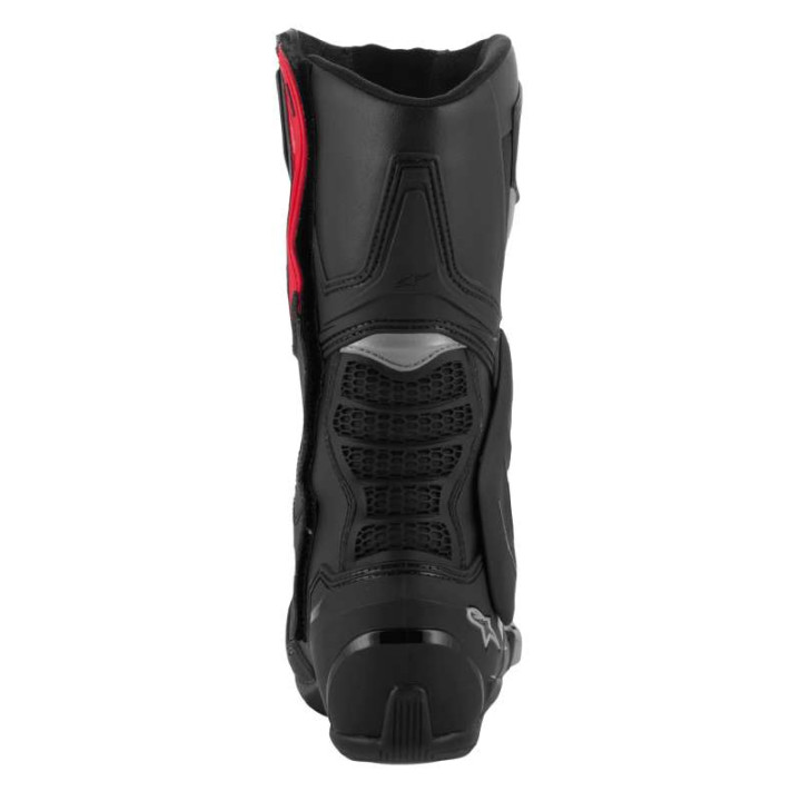 Alpinestars SMX 6 V3 Motorcycle Boots Black Silver Red