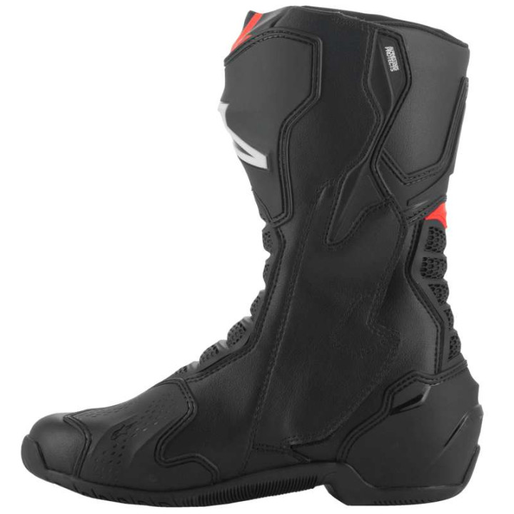 Alpinestars SMX 6 V3 Motorcycle Boots Black Red Fluo