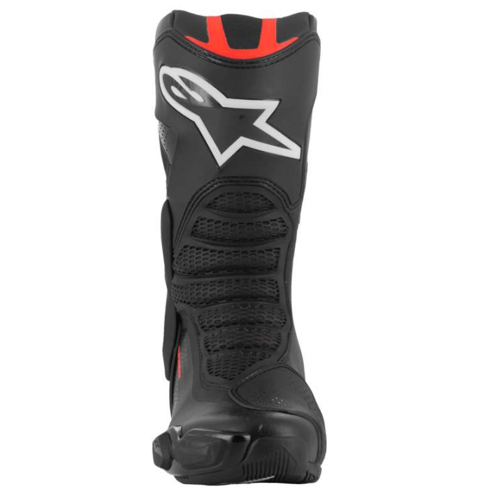 Alpinestars SMX 6 V3 Motorcycle Boots Black Red Fluo