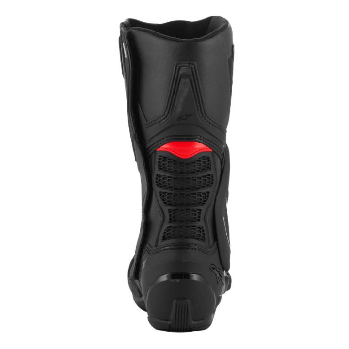 Alpinestars SMX 6 V3 Motorcycle Boots Black Red Fluo