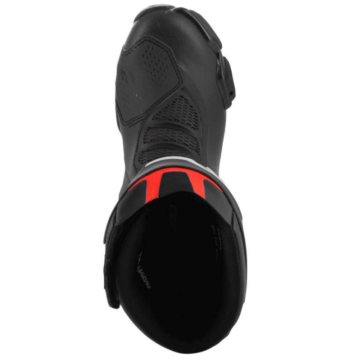 Alpinestars SMX 6 V3 Motorcycle Boots Black Red Fluo