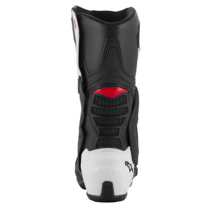 Alpinestars SMX 6 V3 Motorcycle Boots Black White Red Graphic