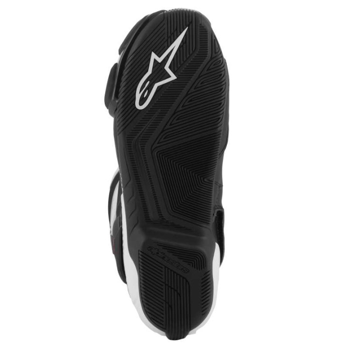 Alpinestars SMX 6 V3 Motorcycle Boots Black White Red Graphic