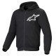 Sweat moto Alpinestars CHROME V2 SPORT HOODIE Black White