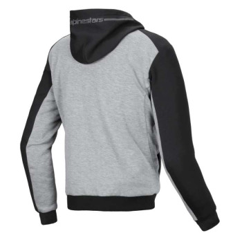 Sweat moto Alpinestars CHROME V2 SPORT HOODIE Black Gray Heather Turquoise Sweat moto Alpinestars CHROME V2 SPORT HOODIE Black Gray Heather Turquoise