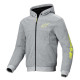 Motorcycle sweatshirt Alpinestars CHROME V2 SPORT HOODIE Gray Heather Fluo Yellow