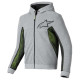 Alpinestars CHROME AIR SPORT HOODIE Gray Heather Black motorcycle sweatshirt