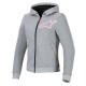 Sweat moto Alpinestars STELLA CHROME V2 SPORT Gray Heather Pink Fluo Sweat moto Alpinestars STELLA CHROME V2 SPORT Gray Heather Pink Fluo