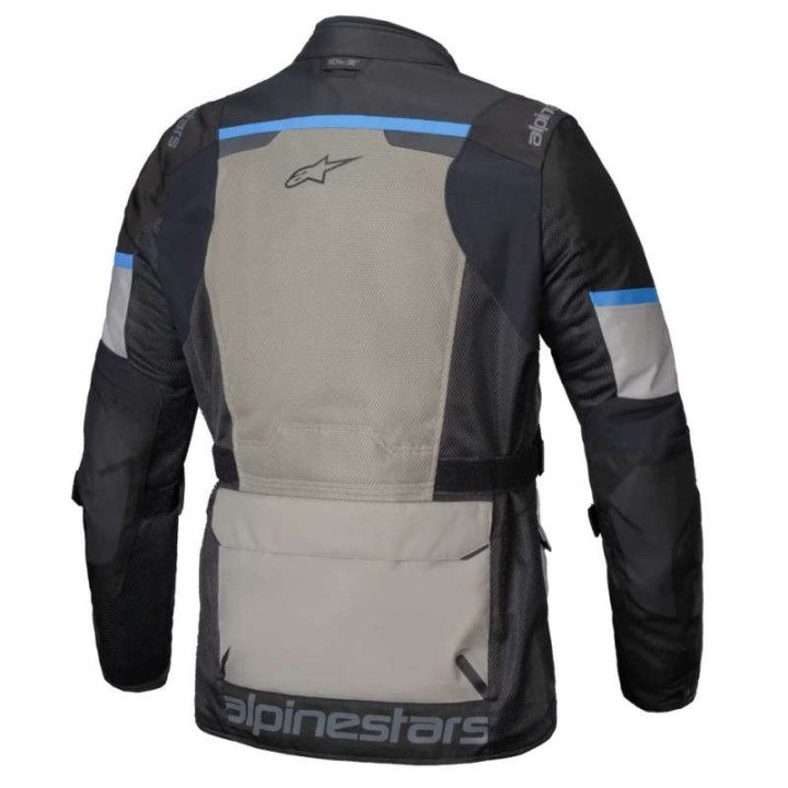 Alpinestars ANDES AIR DRYSTAR BLACK/GREY LAUREL/BLUE motorcycle jacket Alpinestars ANDES AIR DRYSTAR BLACK/GREY LAUREL/BLUE motorcycle jacket