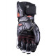 Five RFX1 EVO Black/White motorcycle racing gloves
