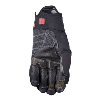 Gants moto Aventure Five TFX1 AIRFLOW SHORT Black/Fluo Red