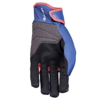 Gants moto Aventure Five TFX5 Gris / Bleu / Rouge