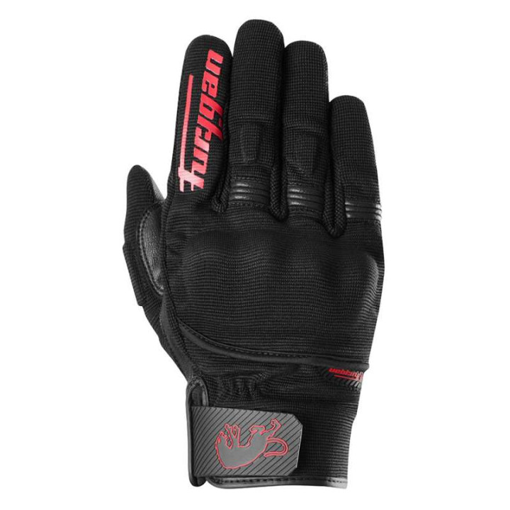 Gants moto d'été Furygan JET D3O EVO Noir/Rouge