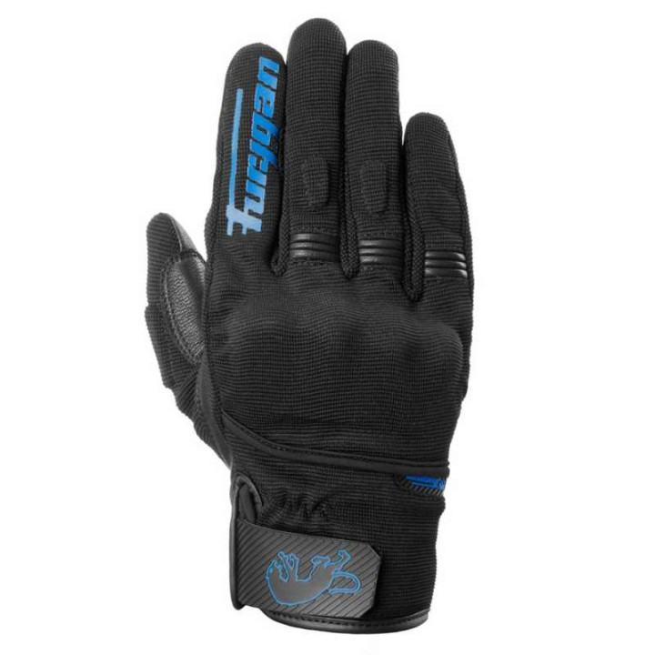 Gants moto d'été Furygan JET D3O EVO Noir/Bleu