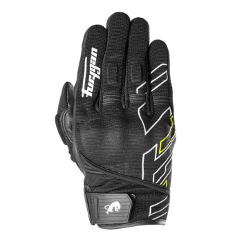 Gants moto d'été Furygan JET NEON D3O Noir/Jaune