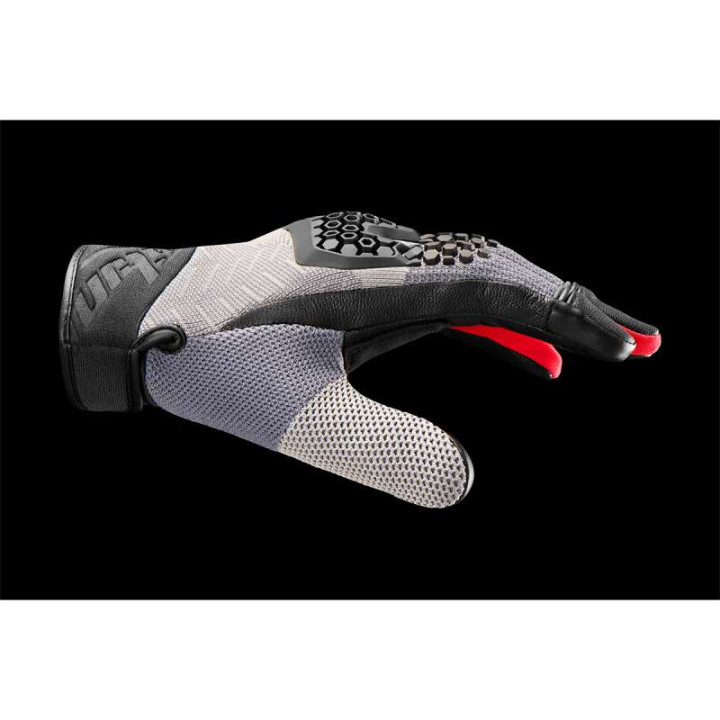 Gants moto d'été Furygan JACK Noir/Gris/Rouge