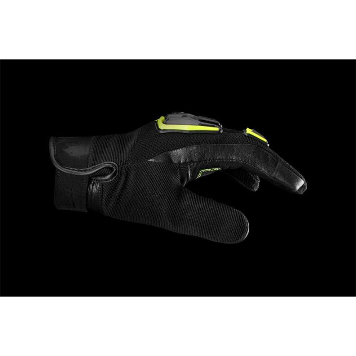 Gants moto d'été Furygan SHADE Noir/Jaune