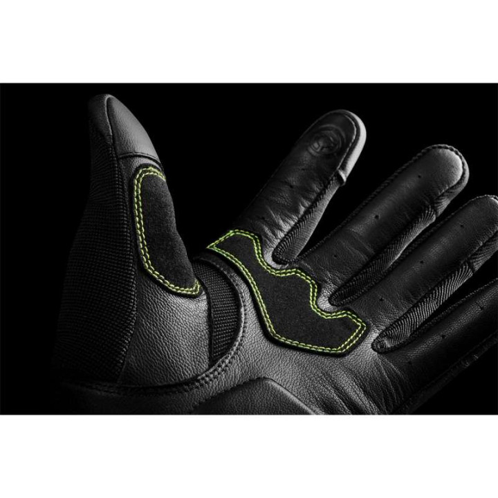 Gants moto d'été Furygan SHADE Noir/Jaune