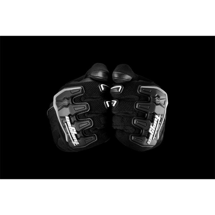 Gants moto d'été Furygan SHADE Noir/Blanc