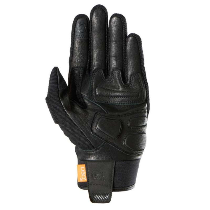 Gants moto d'été femme Furygan JET LADY D3O EVO Noir/Or