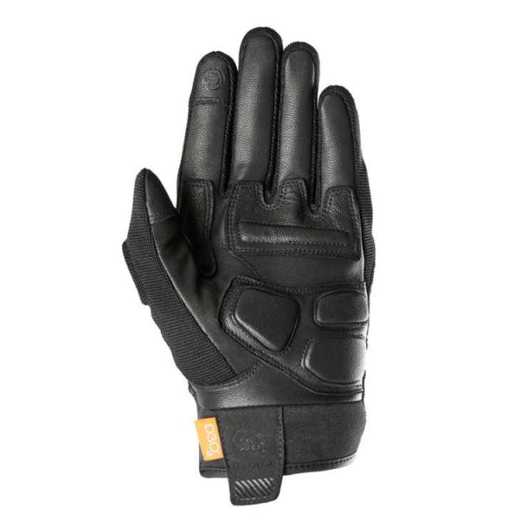 Gants moto d'été femme Furygan JET LADY D3O EVO Noir/Blanc