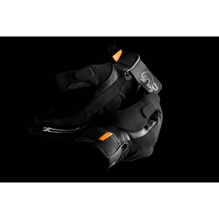Gants moto d'été femme Furygan JET LADY D3O EVO Noir/Blanc