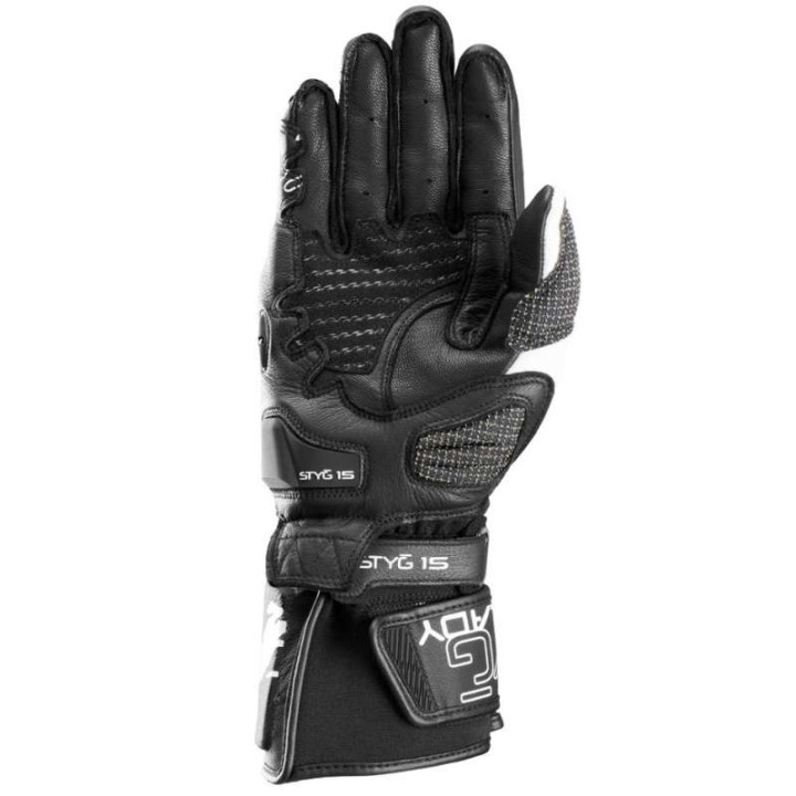 Gants moto femme Furygan STYG15 LADY Noir/Blanc