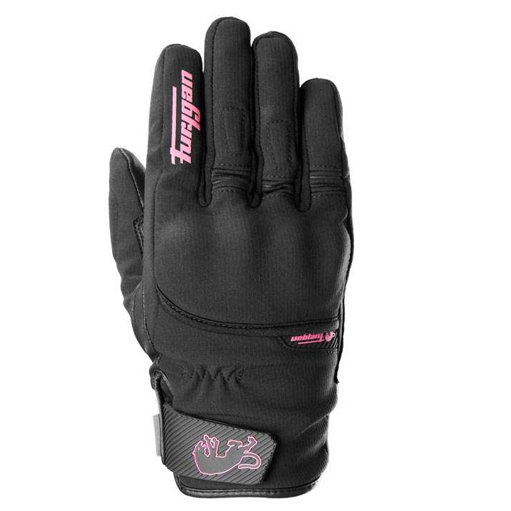 Gants moto Furygan JET LADY ALL SEASONS D3O EVO Noir/Rose