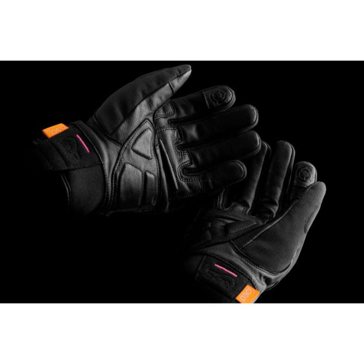 Gants moto Furygan JET LADY ALL SEASONS D3O EVO Noir/Rose