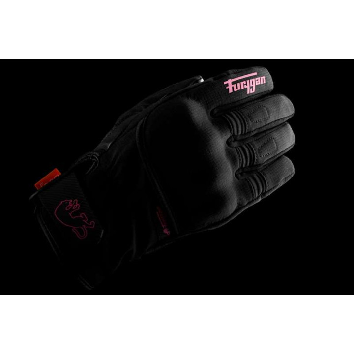 Gants moto Furygan JET LADY ALL SEASONS D3O EVO Noir/Rose
