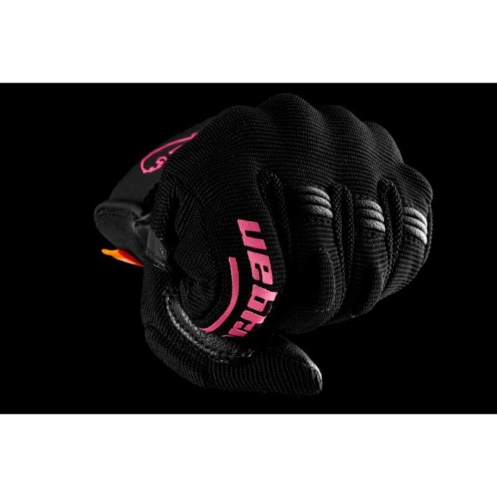 Gants moto d'été femme Furygan JET LADY D3O EVO Noir/Rose