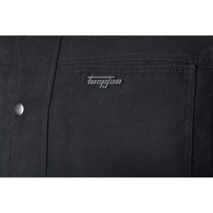 Furygan MARLON X KEVLAR motorcycle overshirt Black