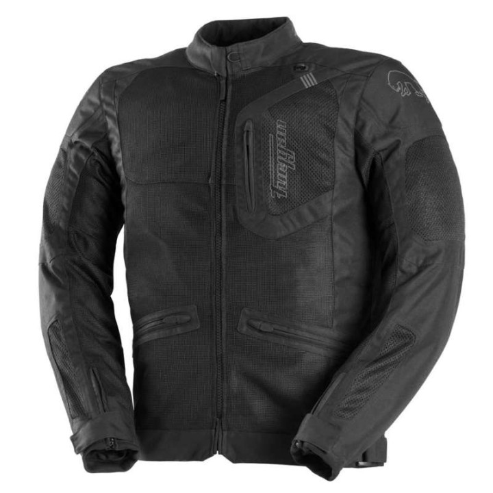 Blouson moto d'été Furygan AQUILON Noir/Gris